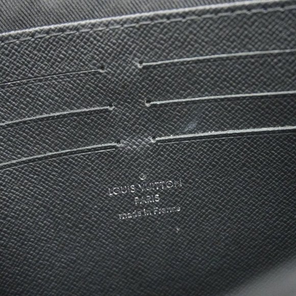 Louis Vuitton Clutch Bag Monogram Eclipse Pochette Voyage MM M61692 Grey Blac... - Picture 5 of 12